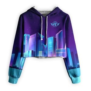 Sublimation Cropped Hoodies